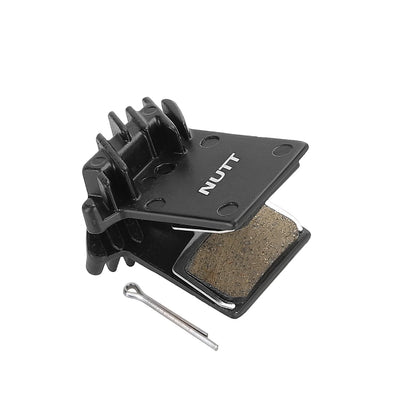 Semi-metallic brake pads with cooling fins for NUTT for Dualtron Thunder 2