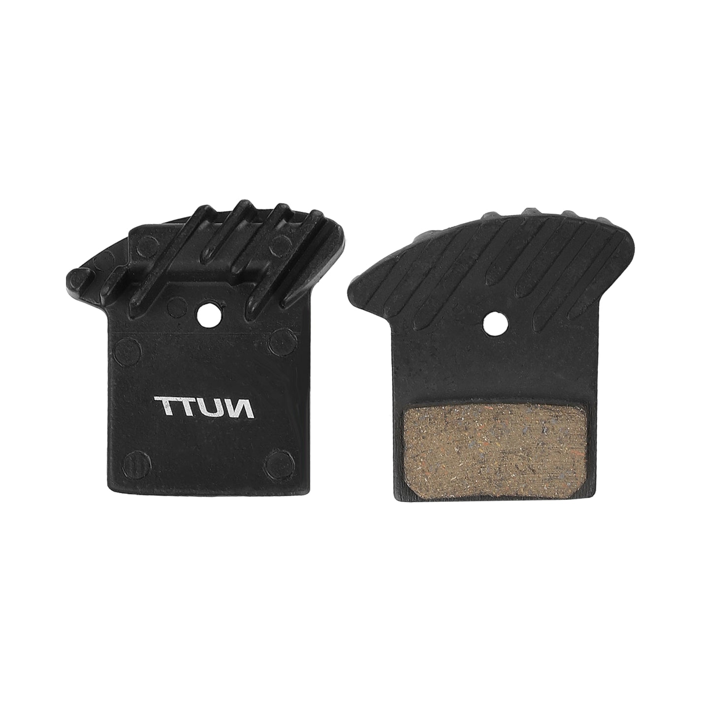 Semi-metallic brake pads with cooling fins for NUTT for Dualtron Thunder 2