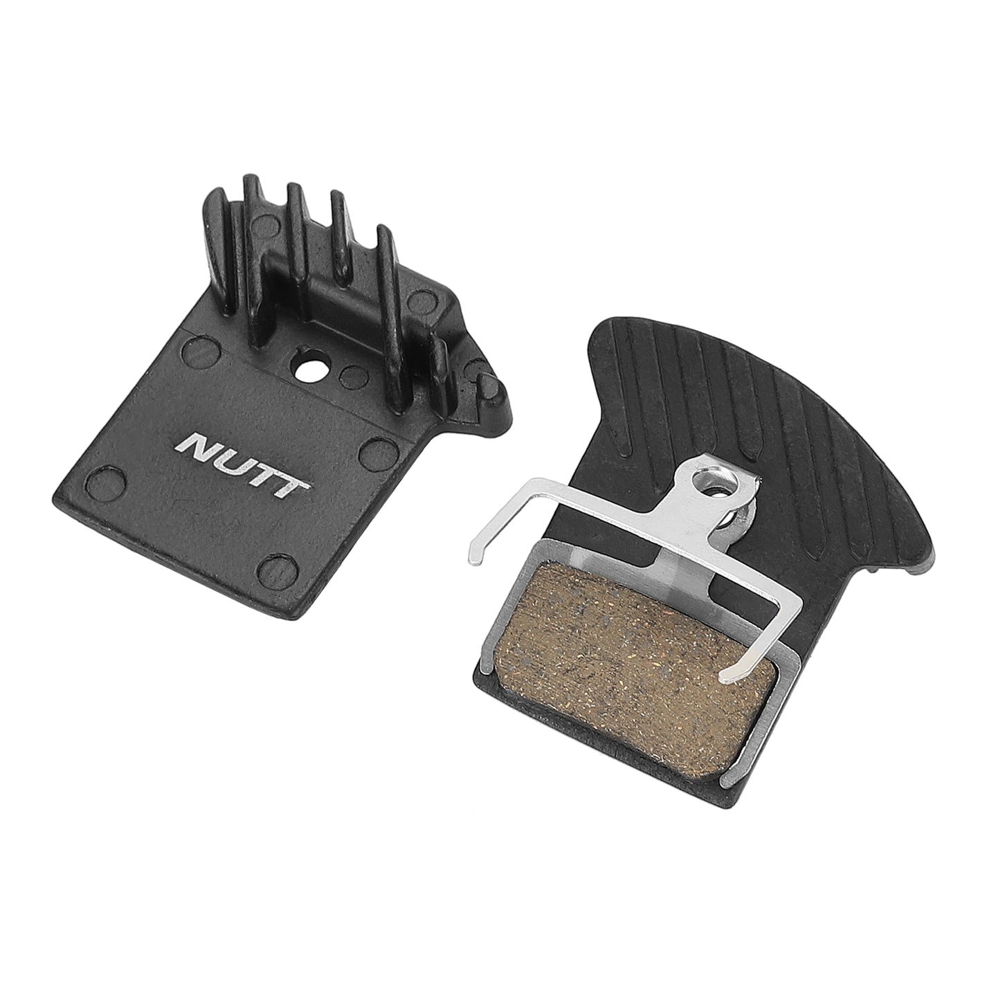 Semi-metallic brake pads with cooling fins for NUTT for Dualtron Thunder 2