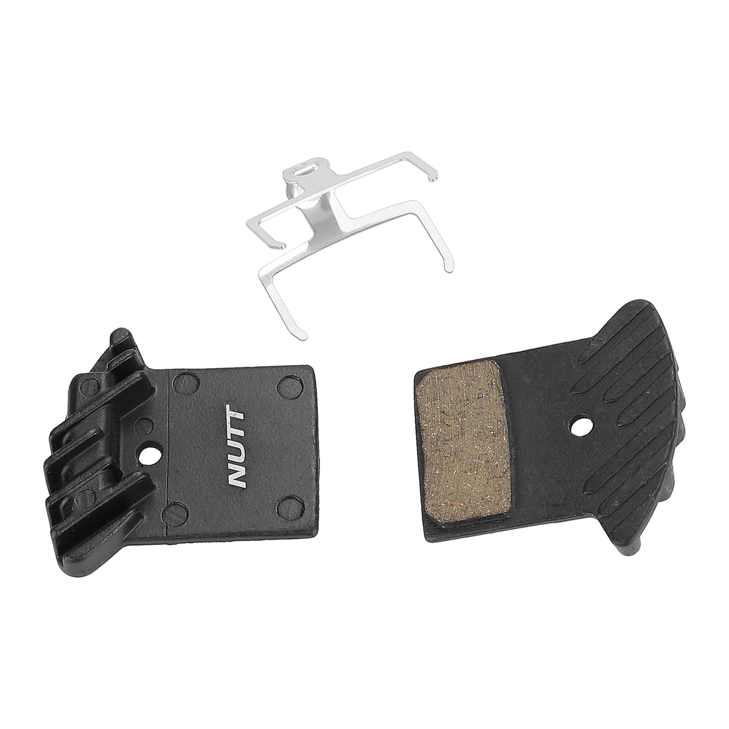 Semi-metallic brake pads with cooling fins for NUTT for Dualtron Thunder 2