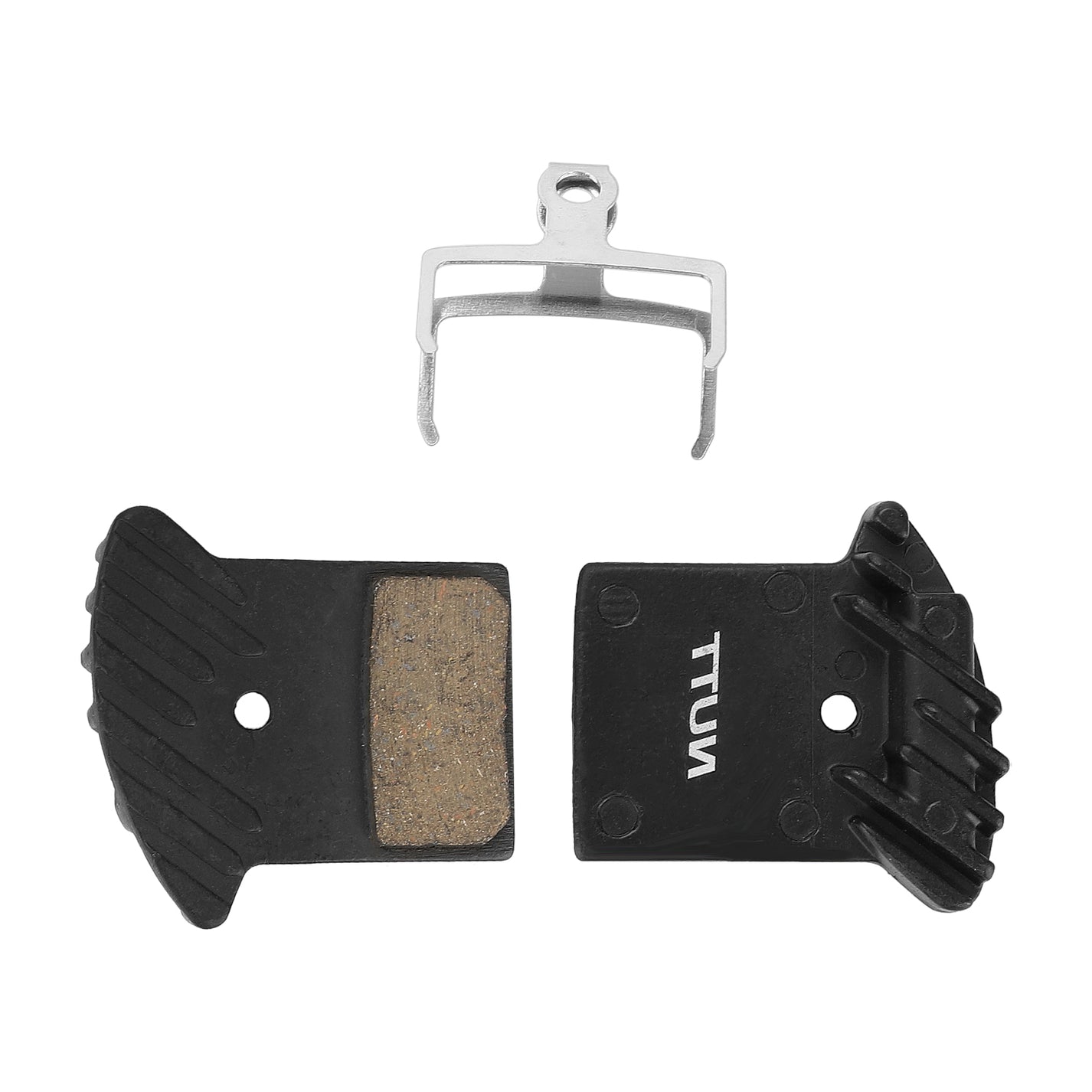 Semi-metallic brake pads with cooling fins for NUTT for Dualtron Thunder 2