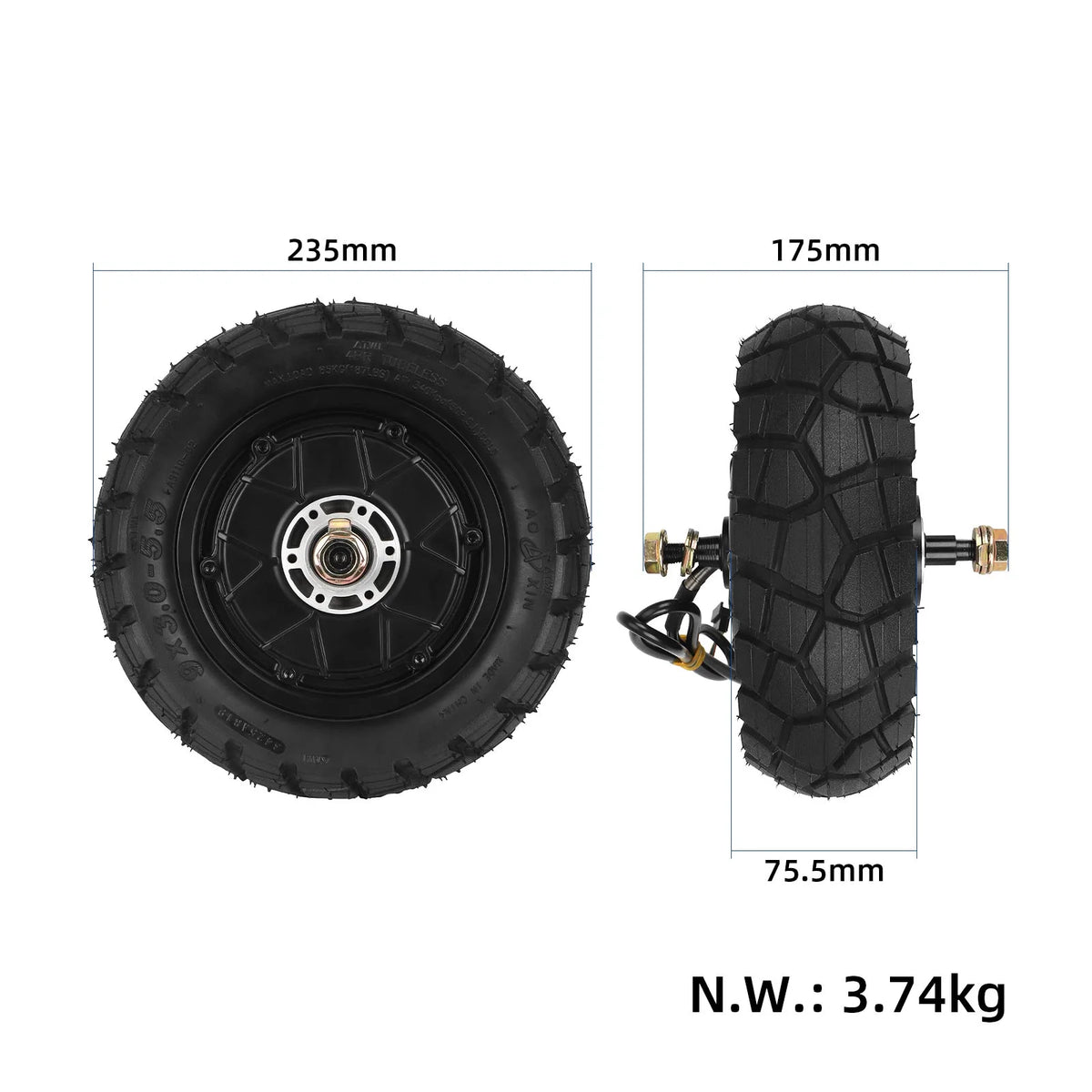 ULP5404.00 – zadnji motor KuKirin G2 Pro DB – pogled 2
