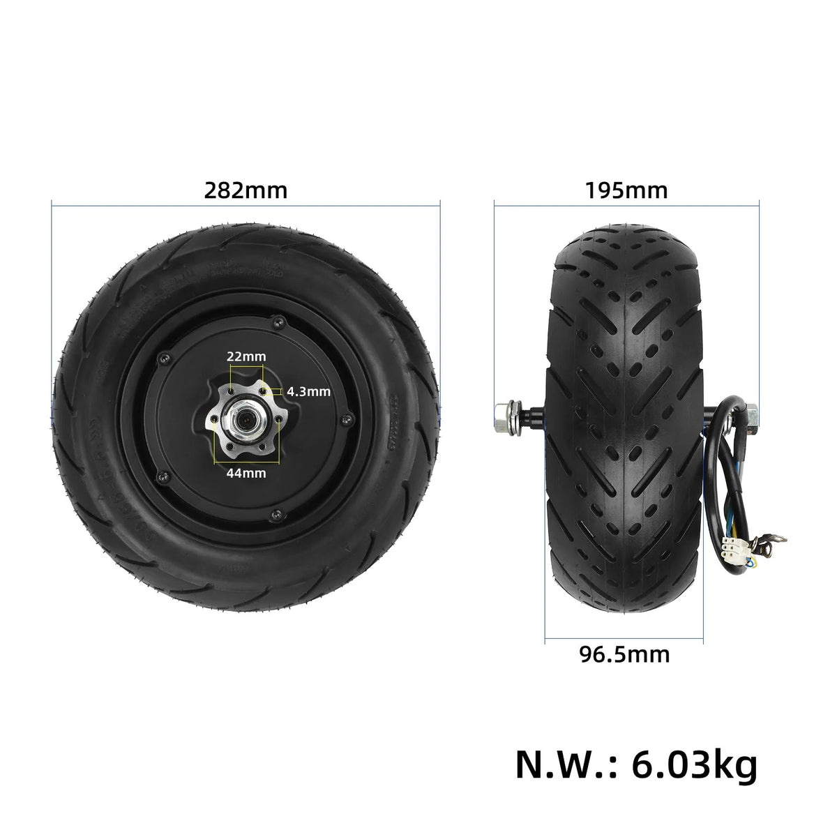 ULP6744.10 – zadnji motor s pnevmatiko KuKirin G4 – pogled 2