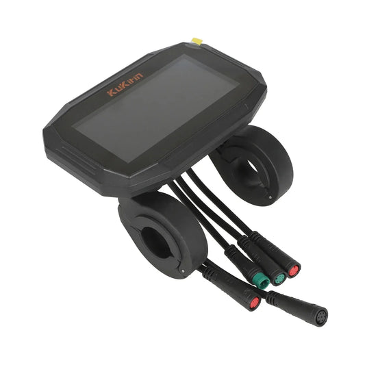 Barvni LCD zaslon za skiro KuKirin G2 Max s kabli in nosilci za krmilo v poševnem pogledu za KuKirin G2 Max