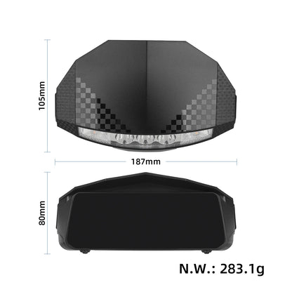 Originalni LCD-zaslon s sprednjo lučjo za KuKirin G2 — 2