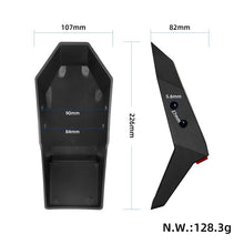 Zadnji blatnik z rdečim odsevnikom za KuKirin M4 Max — 2