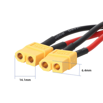 ULP8111.1 – Razdelilni kabel XT60 moški na 2 ženska, 14 AWG – pogled 5