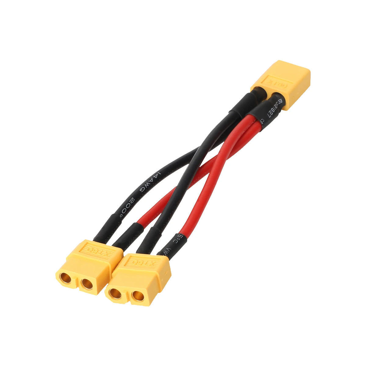 ULP8111.1 – Razdelilni kabel XT60 moški na 2 ženska, 14 AWG – pogled 1