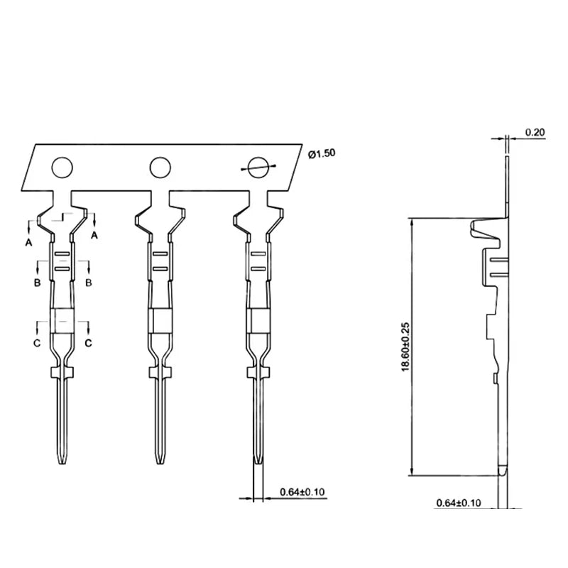Komplet konektorjev Dupont 2,54 mm – 620 kosov — 4