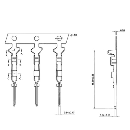 Komplet konektorjev Dupont 2,54 mm – 620 kosov — 4