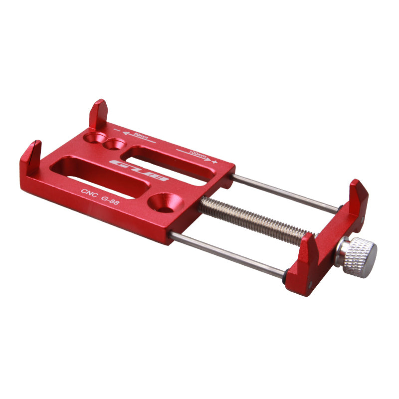 ULP876.00 – Aluminijast nosilec telefona GUB G-88, rdeč – pogled 3