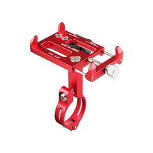 ULP876.00 – Aluminijast nosilec telefona GUB G-88, rdeč – pogled 1