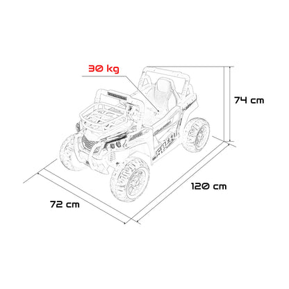 UTV LIFT Red Off-Road Vehicle