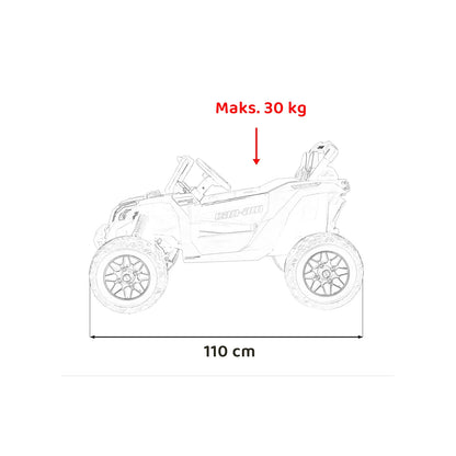 Otroški električni buggy CAN-AM Maverick 4x4