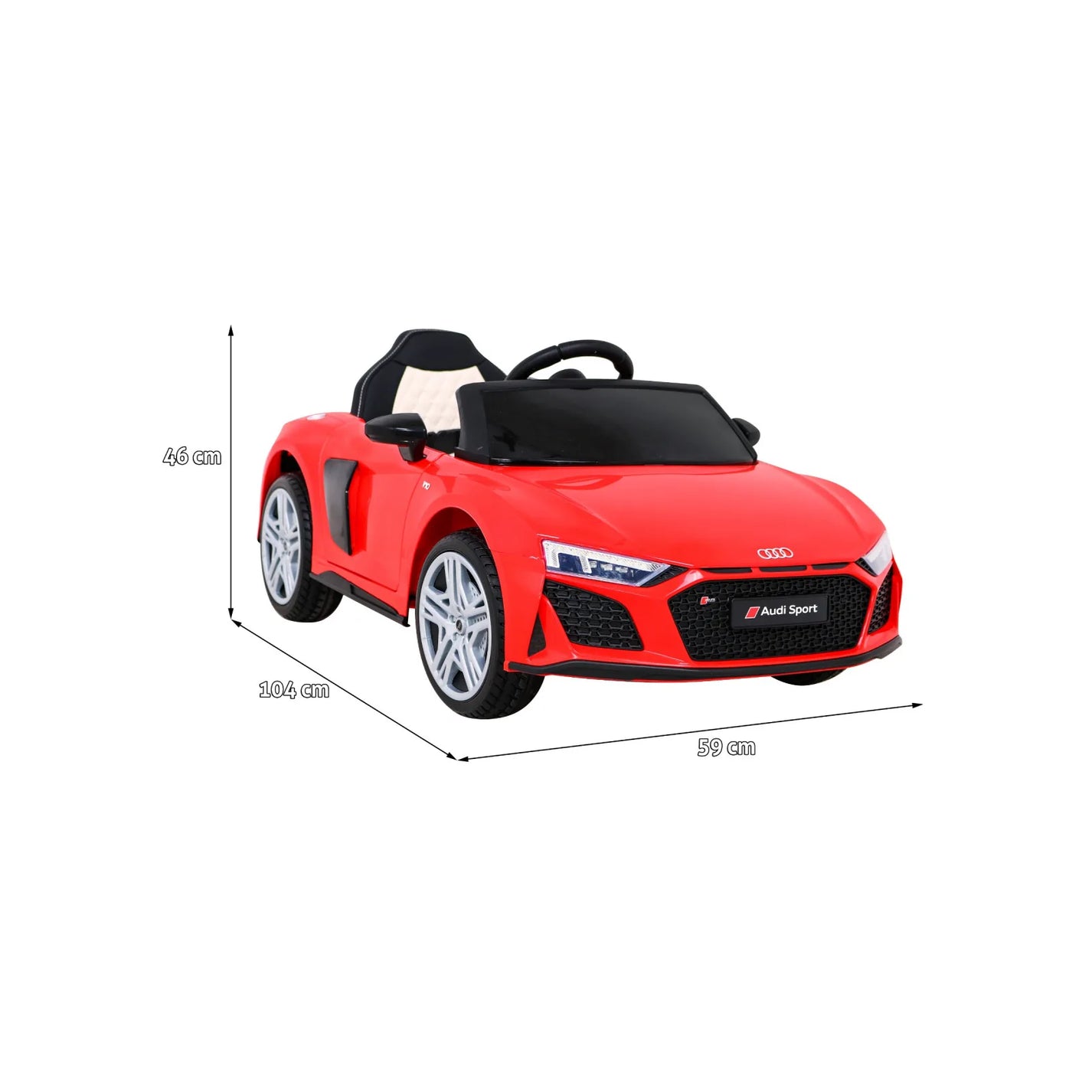 Otroški električni avto Audi R8 LIFT – Rdeča