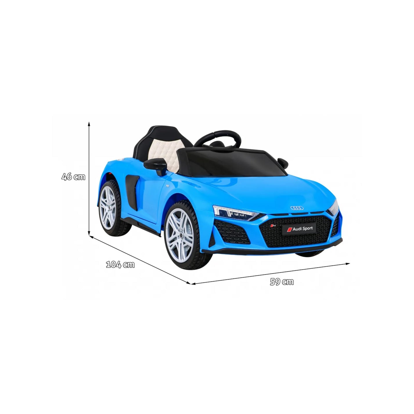 Otroški električni avto Audi R8 LIFT – Modra