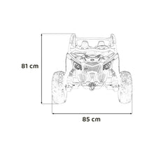 Otroški buggy na akumulator Maverick Turbo RR – Modra s sivimi platišči