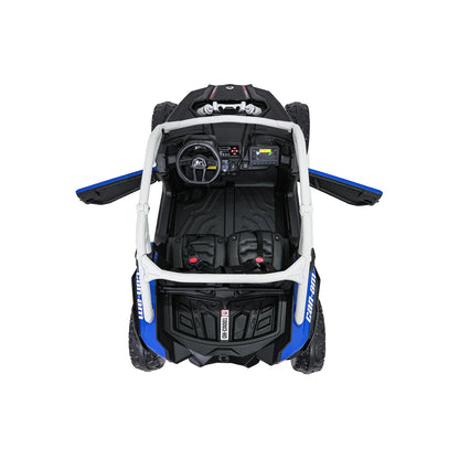 Otroški buggy na akumulator Maverick Turbo RR – Modra s sivimi platišči