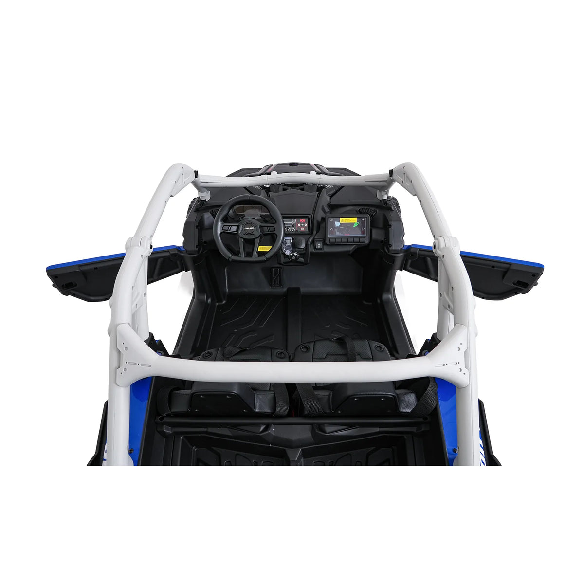 Otroški buggy na akumulator Maverick Turbo RR – Modra s sivimi platišči