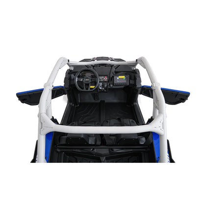 Otroški buggy na akumulator Maverick Turbo RR – Modra s sivimi platišči