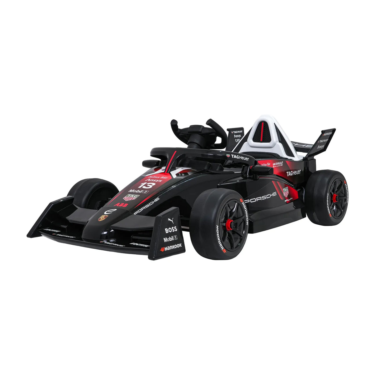 Otroški avto na akumulator Porsche Formula E – Rdeča