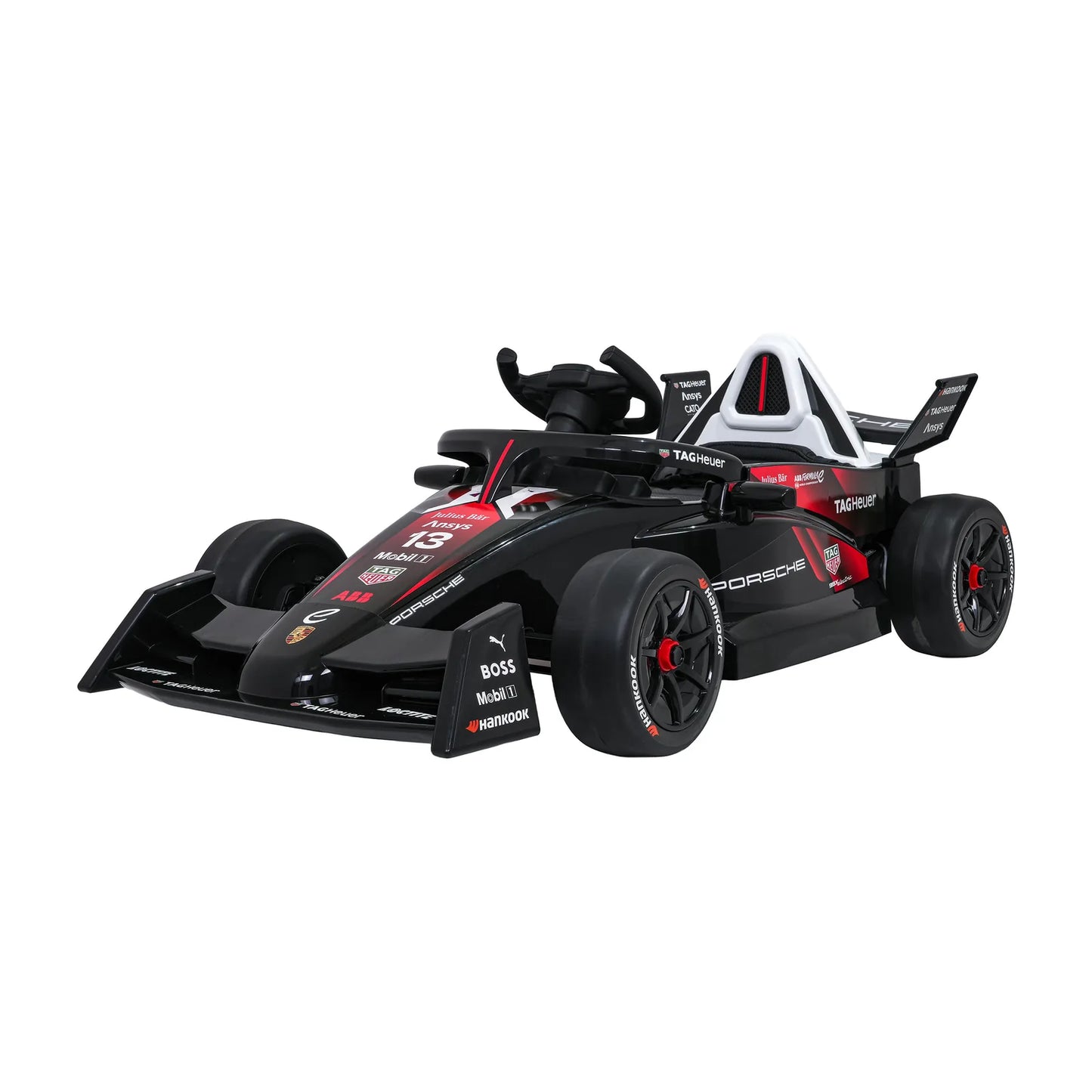 Otroški avto na akumulator Porsche Formula E – Rdeča