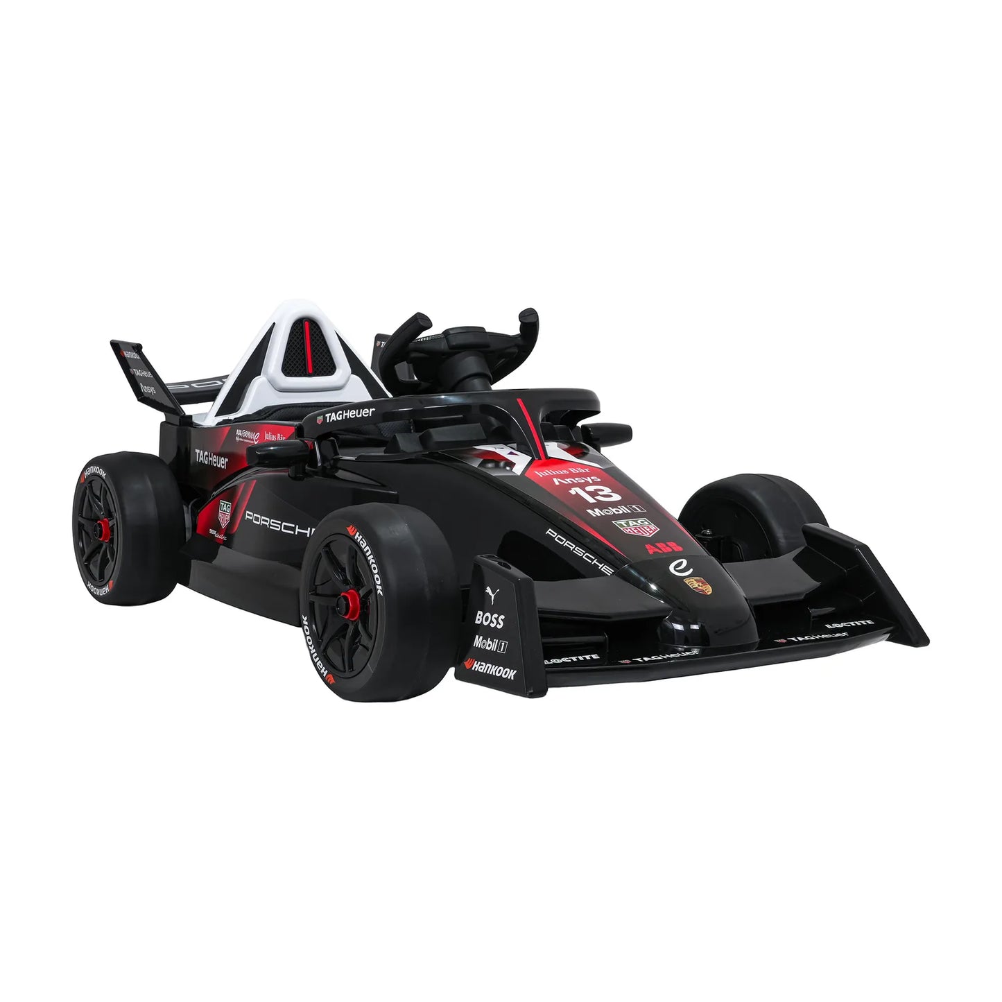 Otroški avto na akumulator Porsche Formula E – Rdeča
