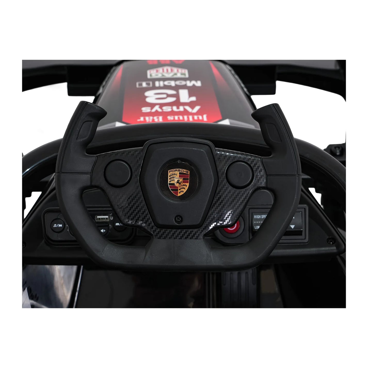 Otroški avto na akumulator Porsche Formula E – Rdeča