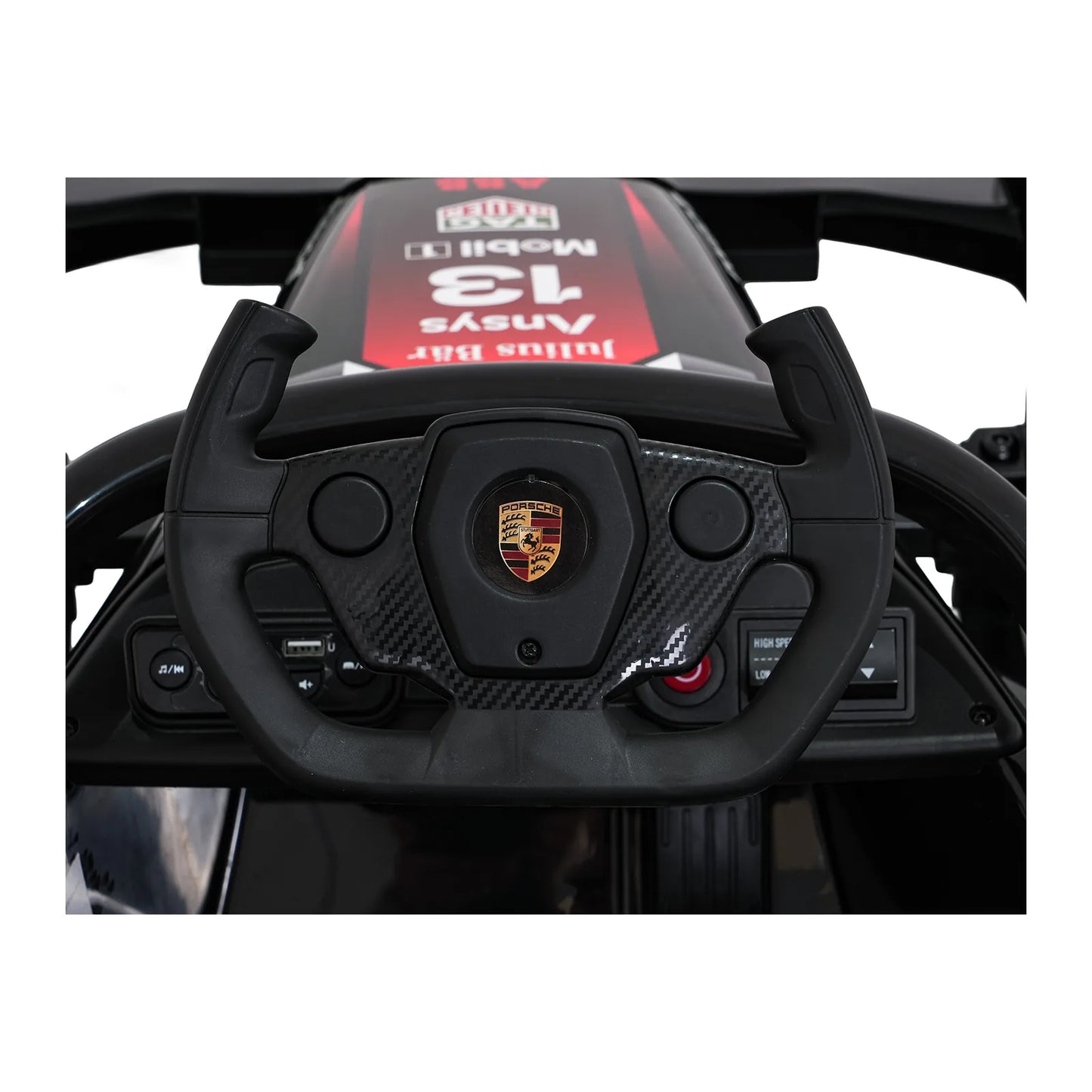 Otroški avto na akumulator Porsche Formula E – Rdeča
