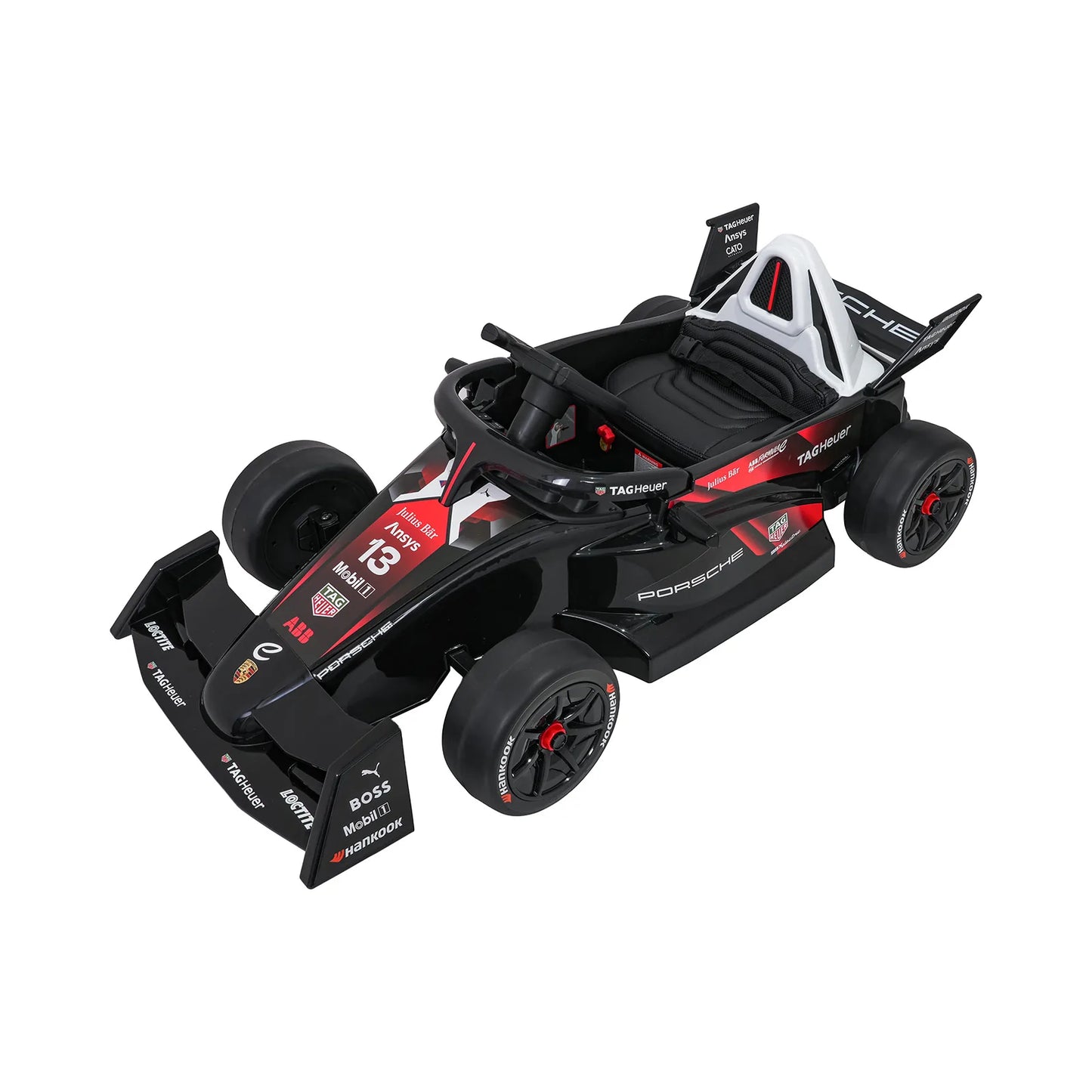 Otroški avto na akumulator Porsche Formula E – Rdeča