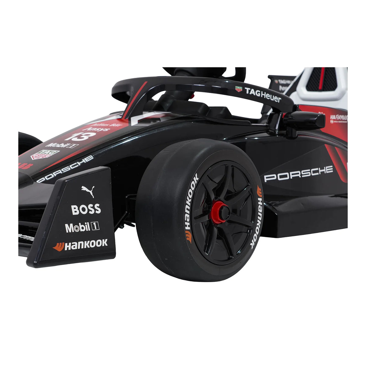 Otroški avto na akumulator Porsche Formula E – Rdeča