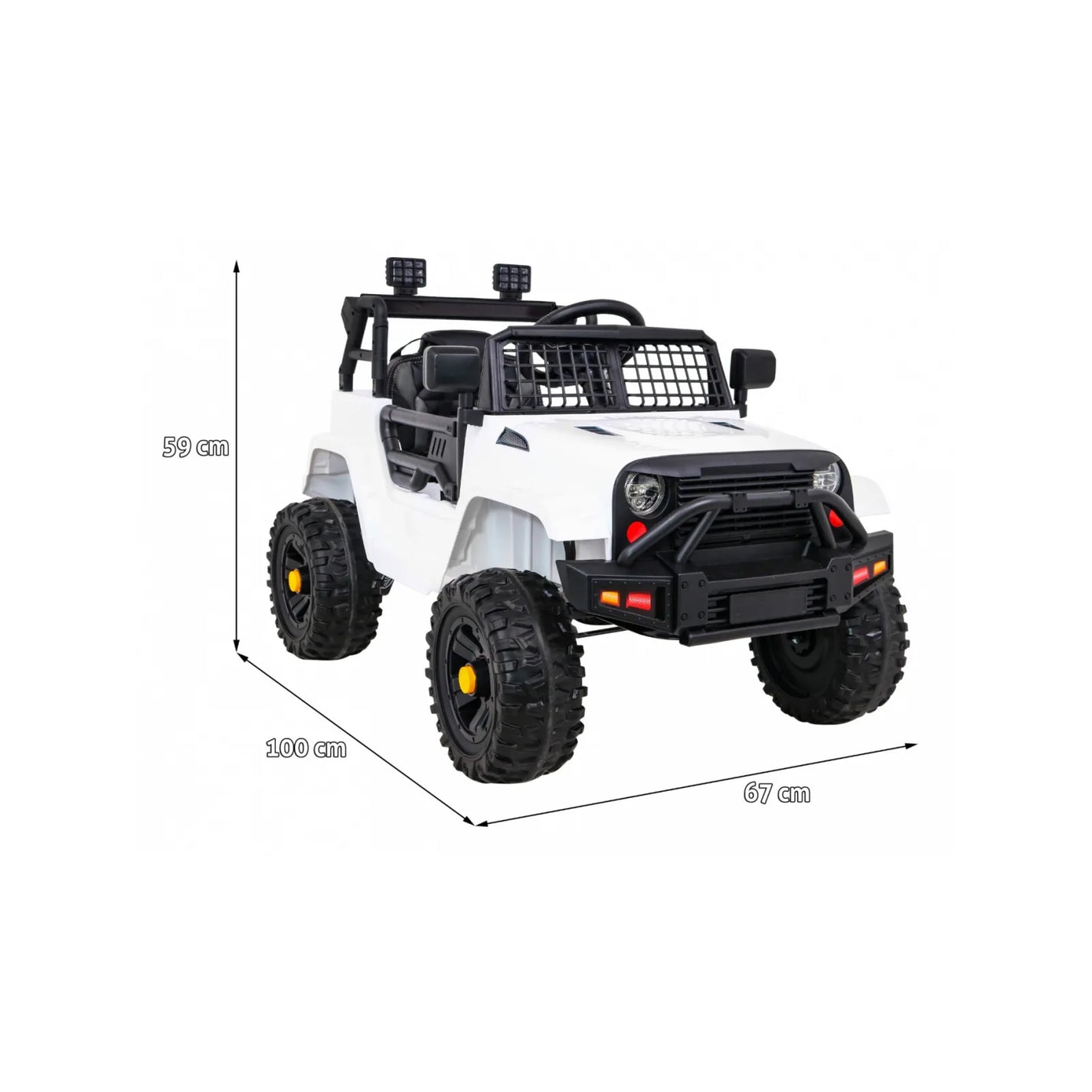 Otroški električni terenec Jeep Dark Night