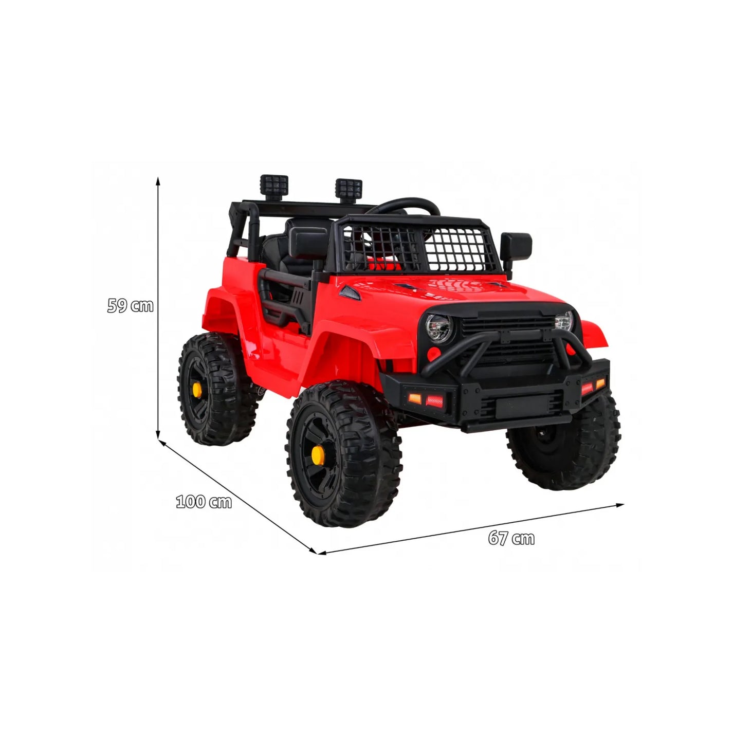 Otroški električni terenec Jeep Dark Night
