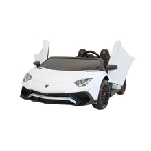 Otroški električni avto Lamborghini Aventador SV – Bela
