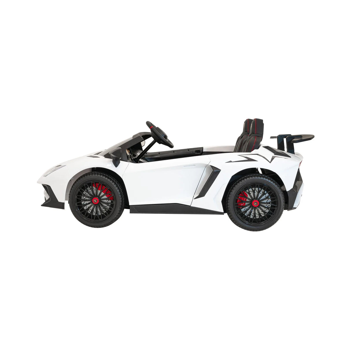 Otroški električni avto Lamborghini Aventador SV – Bela