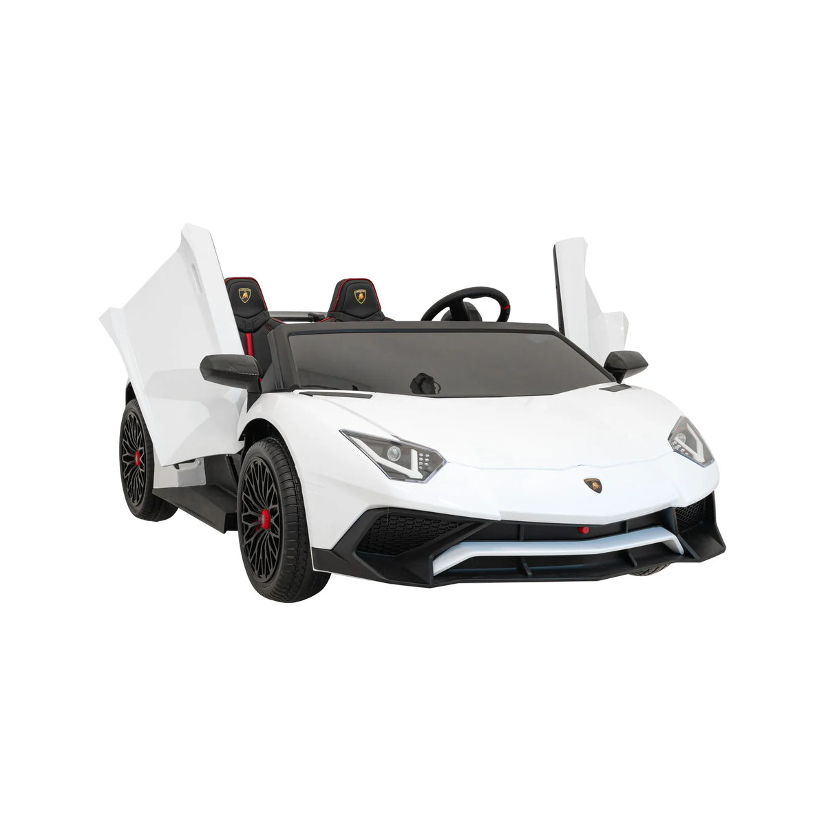 Otroški električni avto Lamborghini Aventador SV – Bela