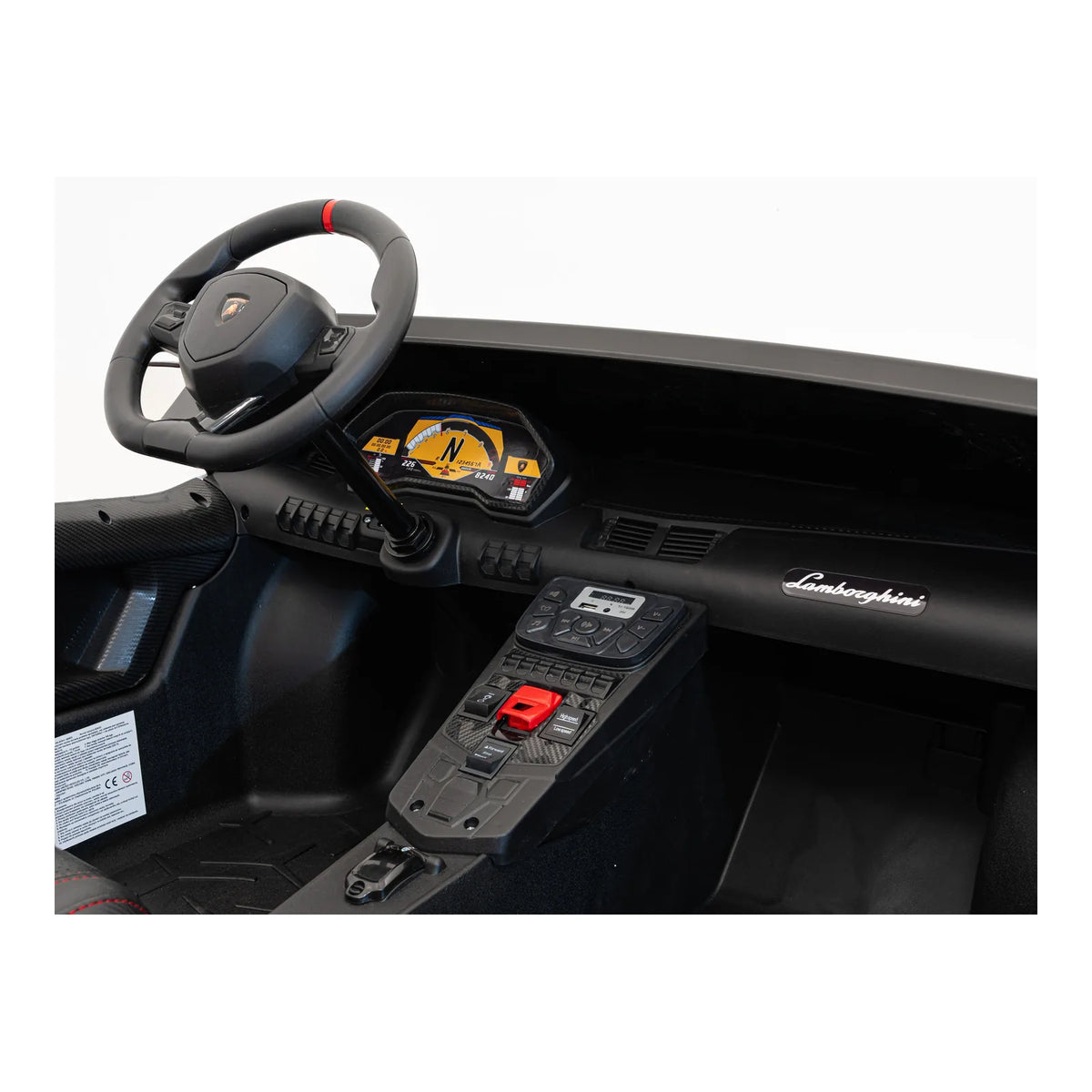 Otroški električni avto Lamborghini Aventador SV – Bela