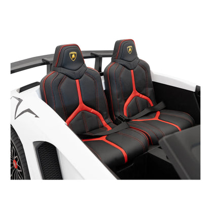 Otroški električni avto Lamborghini Aventador SV – Bela