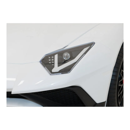 Otroški električni avto Lamborghini Aventador SV – Bela