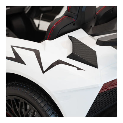 Otroški električni avto Lamborghini Aventador SV – Bela