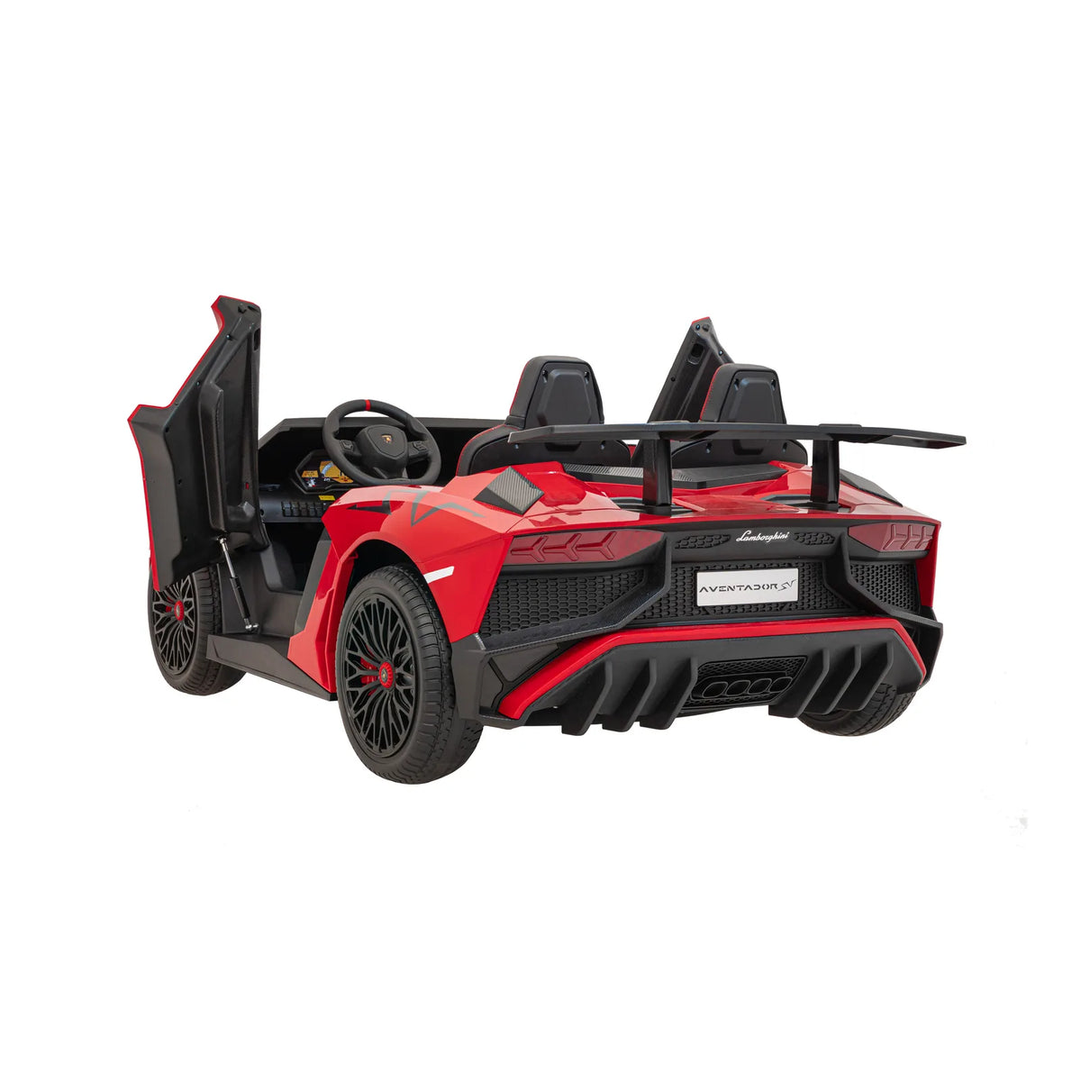 Otroški električni avto Lamborghini Aventador SV – Rdeča
