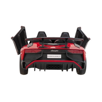Otroški električni avto Lamborghini Aventador SV – Rdeča
