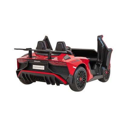 Otroški električni avto Lamborghini Aventador SV – Rdeča