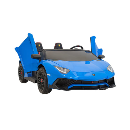 Otroški električni avto Lamborghini Aventador SV – Modra