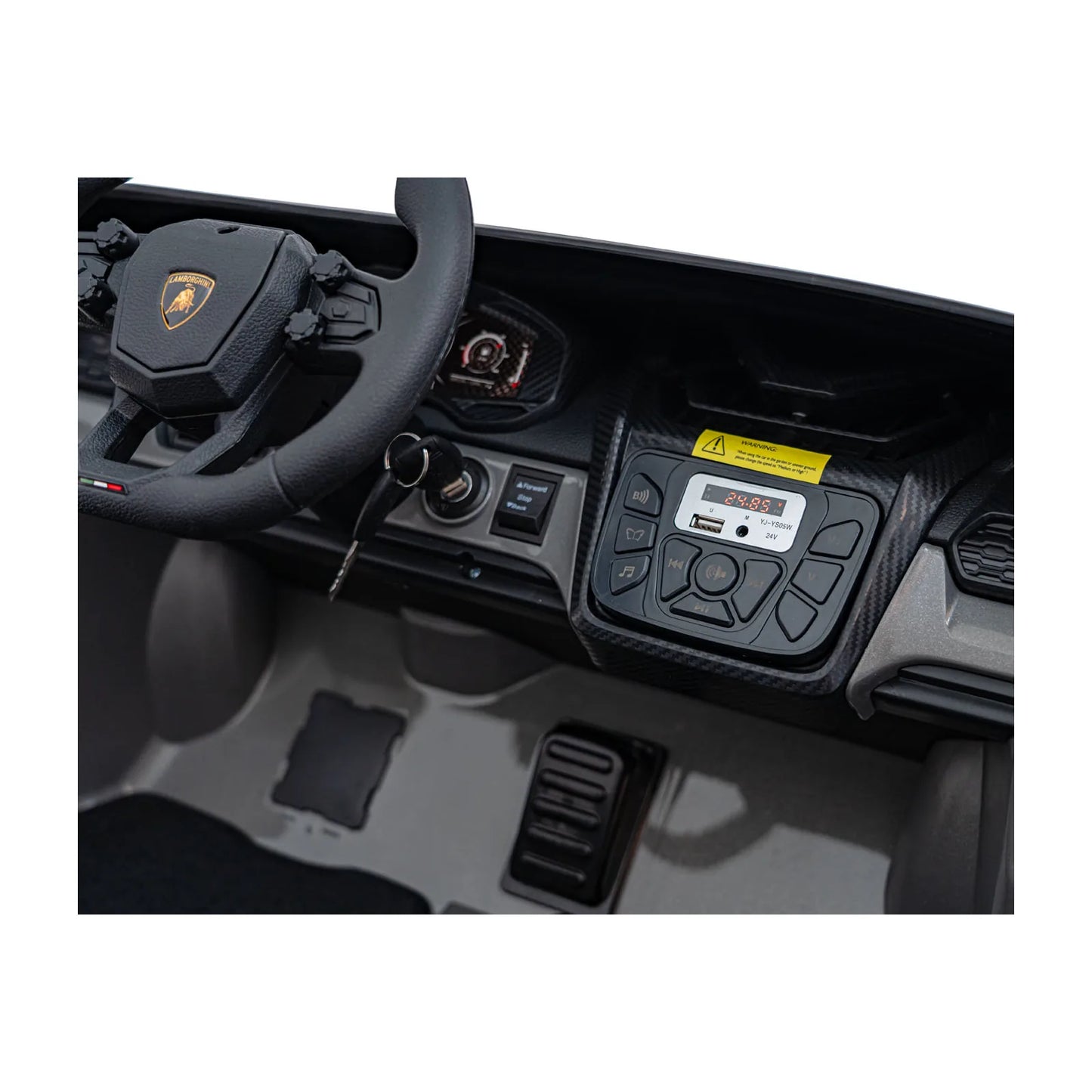 Otroški avto na akumulator Lamborghini Revuelto XL – Siva
