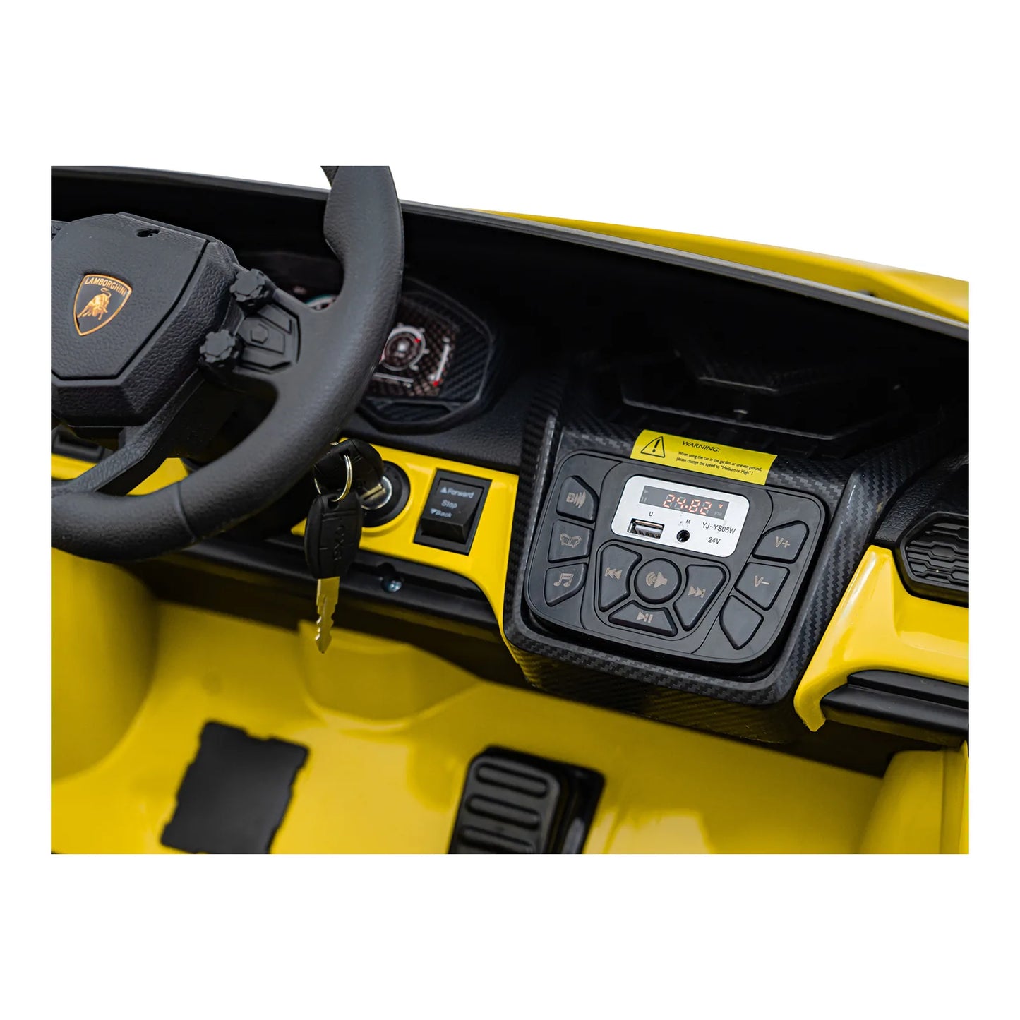 Otroški avto na akumulator Lamborghini Revuelto XL – Rumena