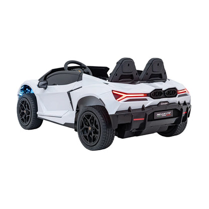Otroški električni avto Lamborghini Revuelto XL STRONG – Bela