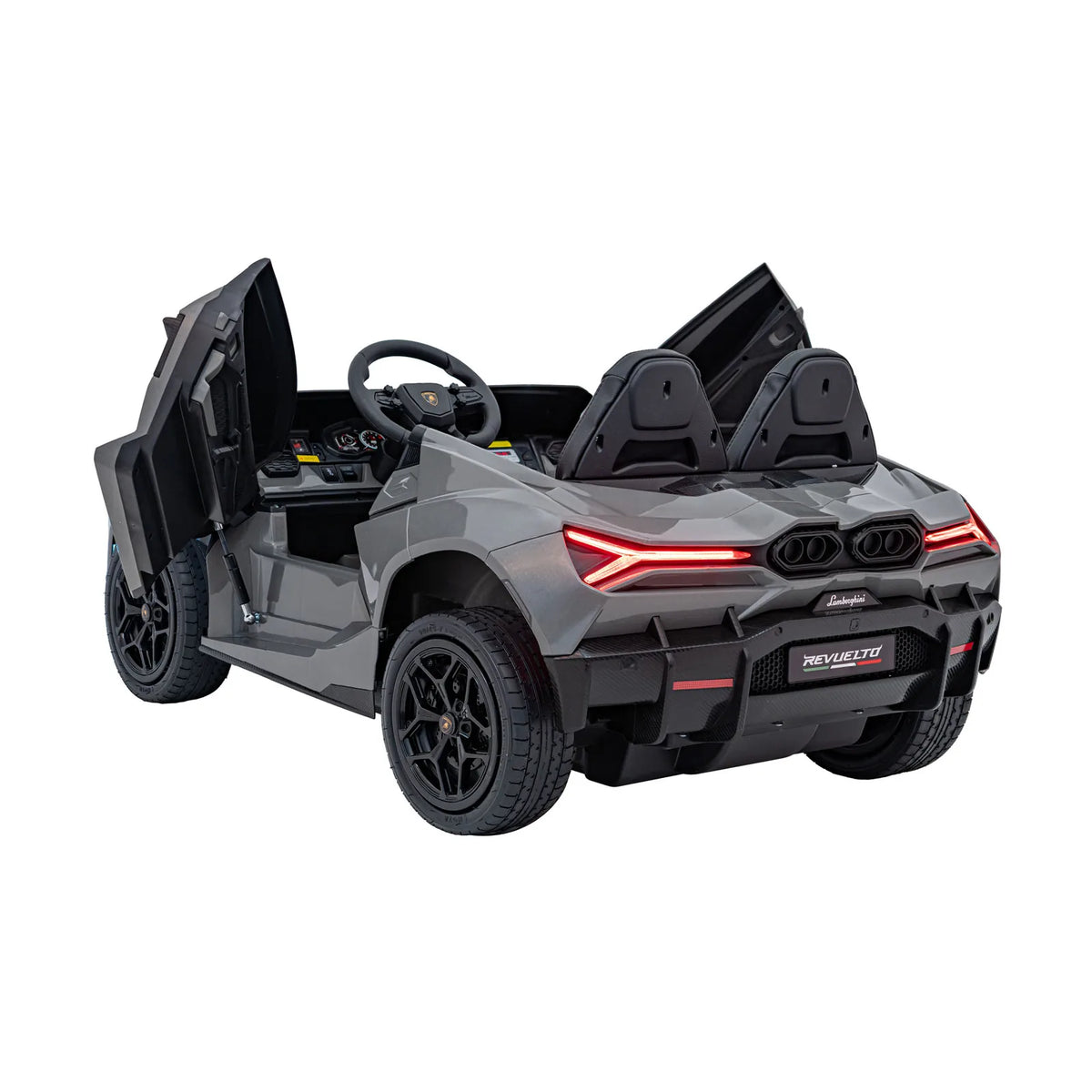Otroški električni avto Lamborghini Revuelto XL STRONG – Siva