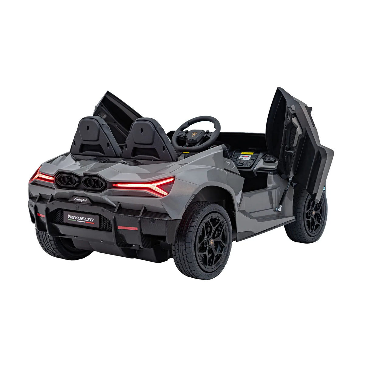 Otroški električni avto Lamborghini Revuelto XL STRONG – Siva