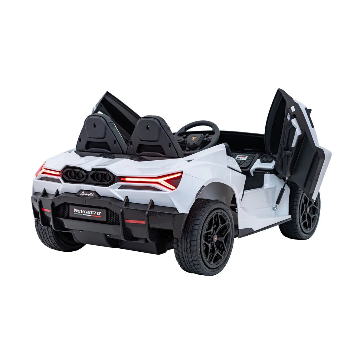 Otroški električni avto Lamborghini Revuelto XL STRONG – Bela